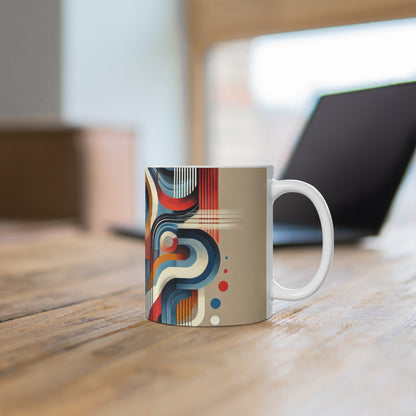 Lady Abstract Ceramic Coffee/Tea Mug