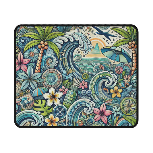 Dodo Bloom Non-Slip Gaming Mouse Pad Blue