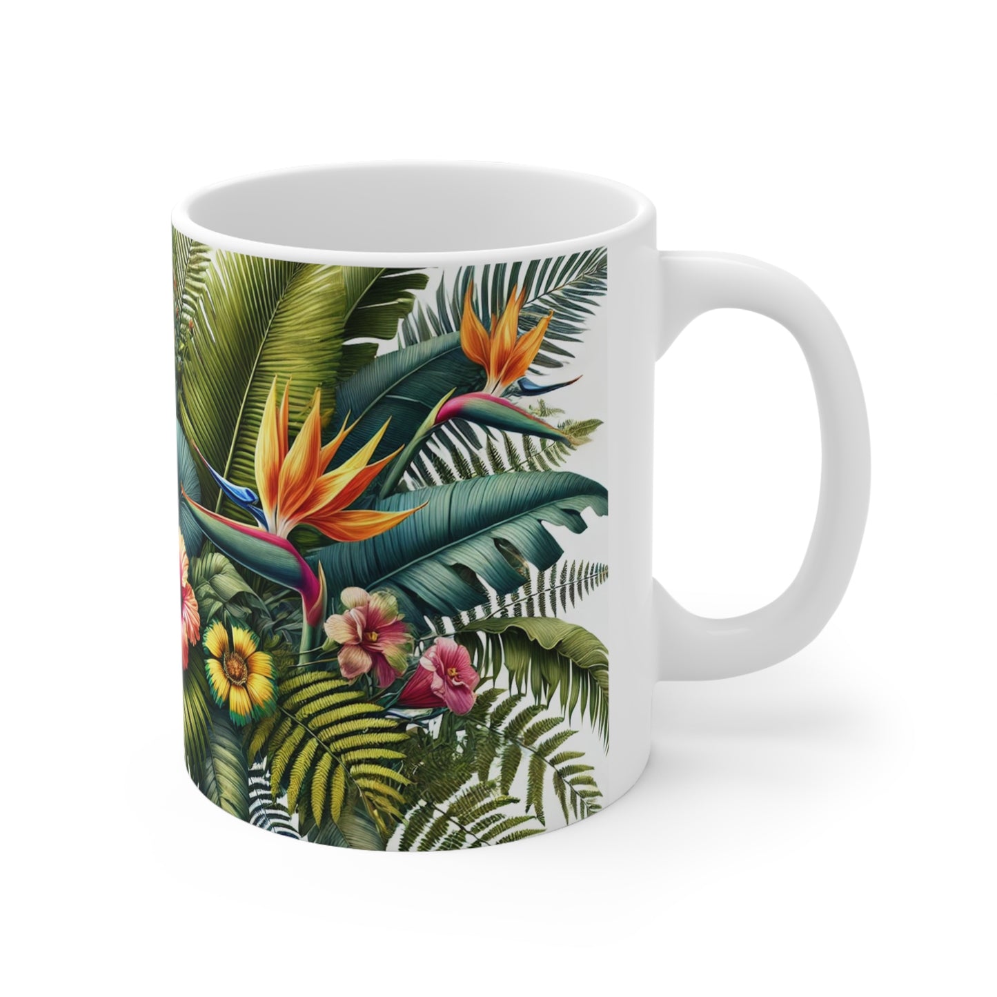 Tropical Ceramic Coffee Mug