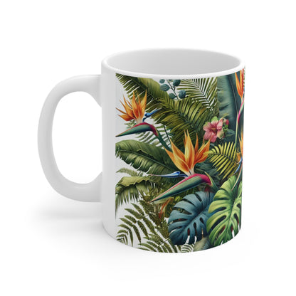 Tropical Ceramic Coffee Mug