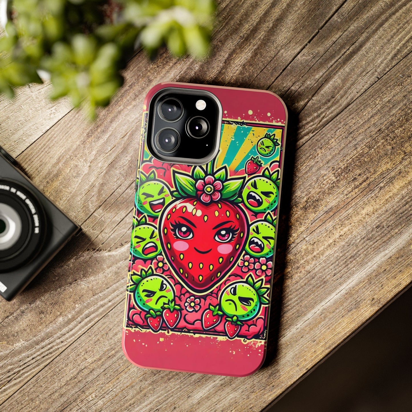 Spoilt Pop Strawberry - Tough Phone Case