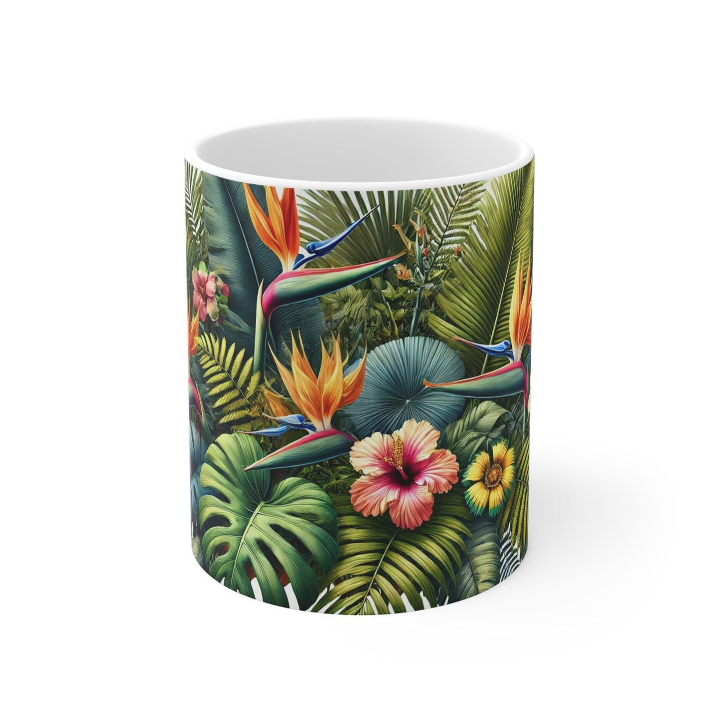 Tropical Ceramic Coffee Mug