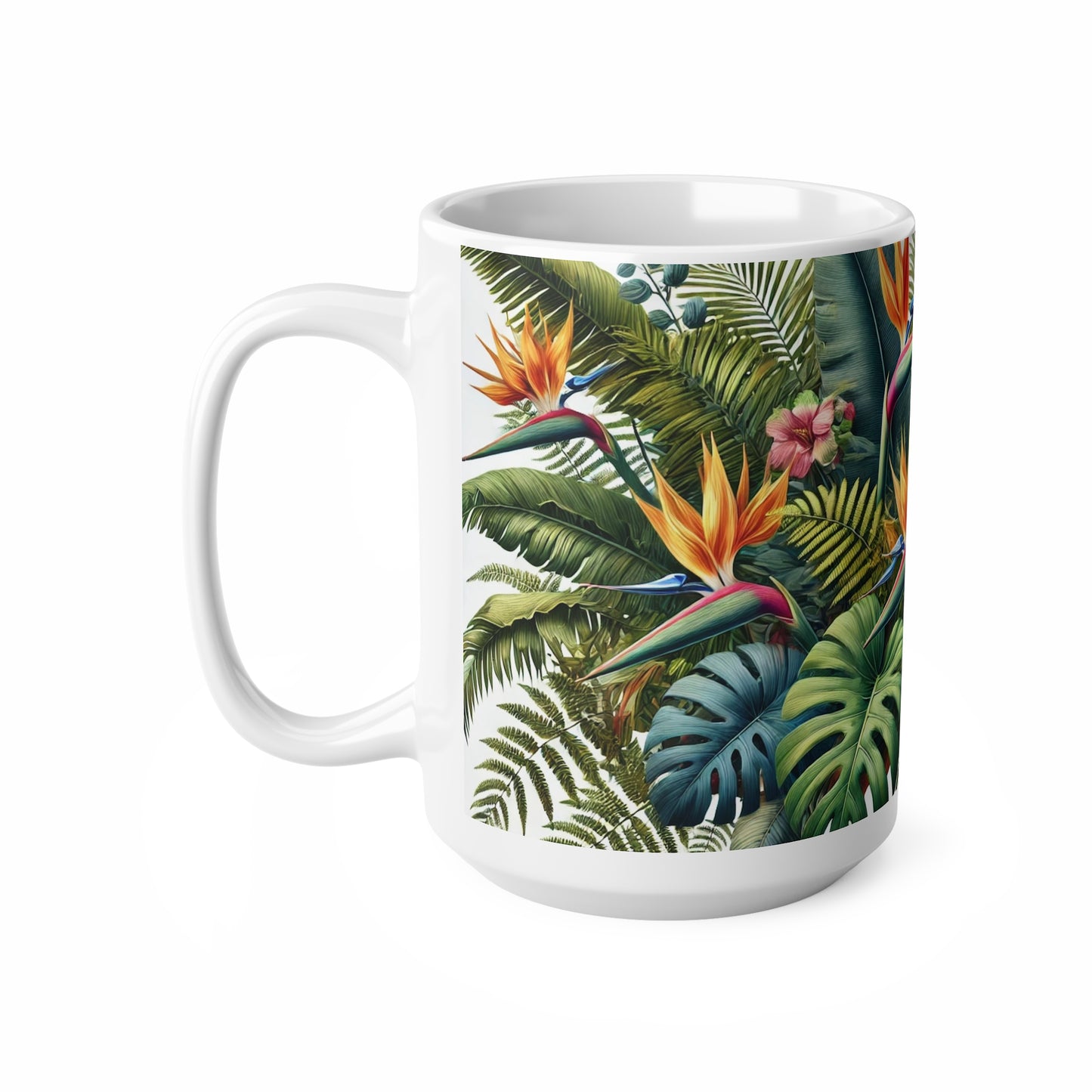 Tropical Ceramic Coffee Mug