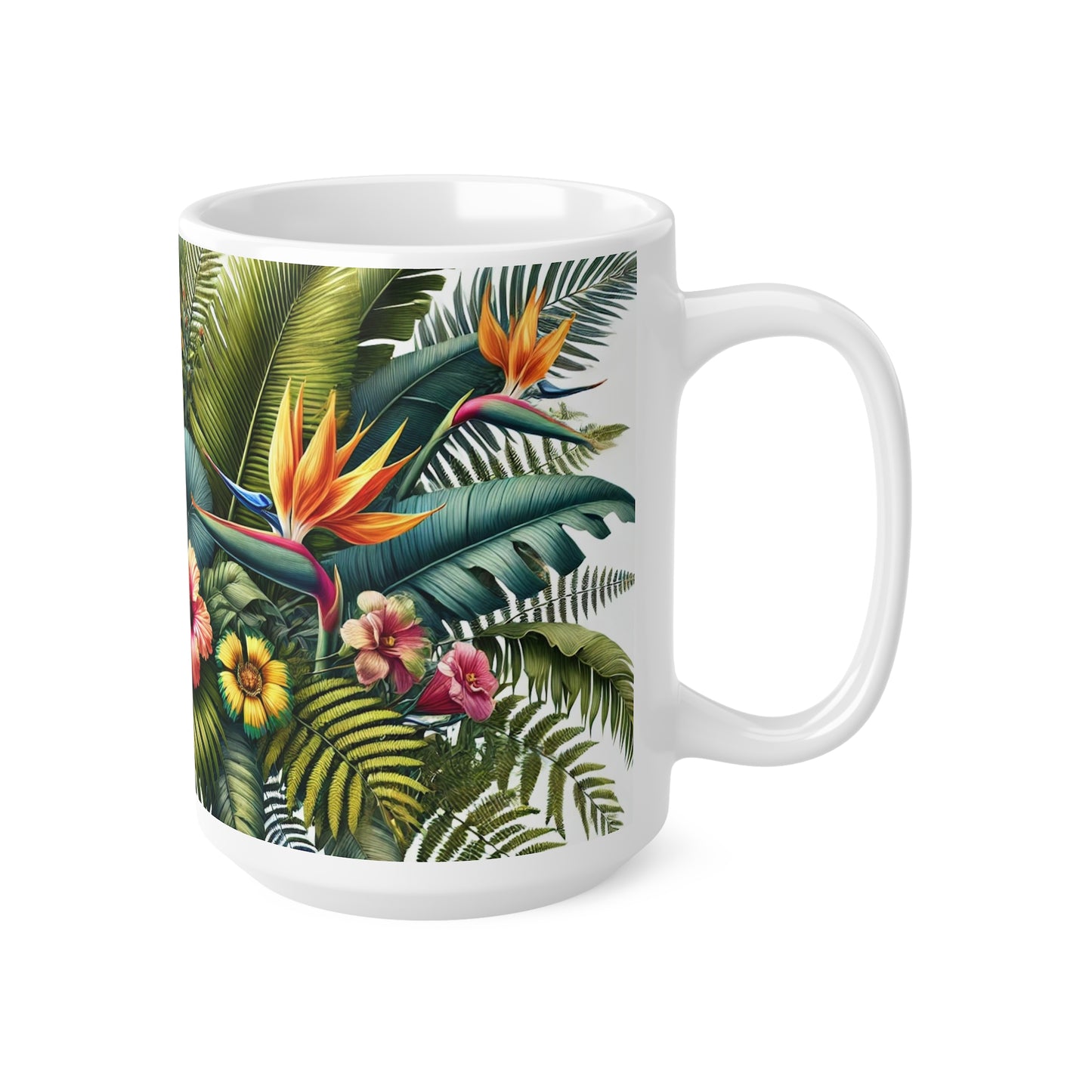 Tropical Ceramic Coffee Mug