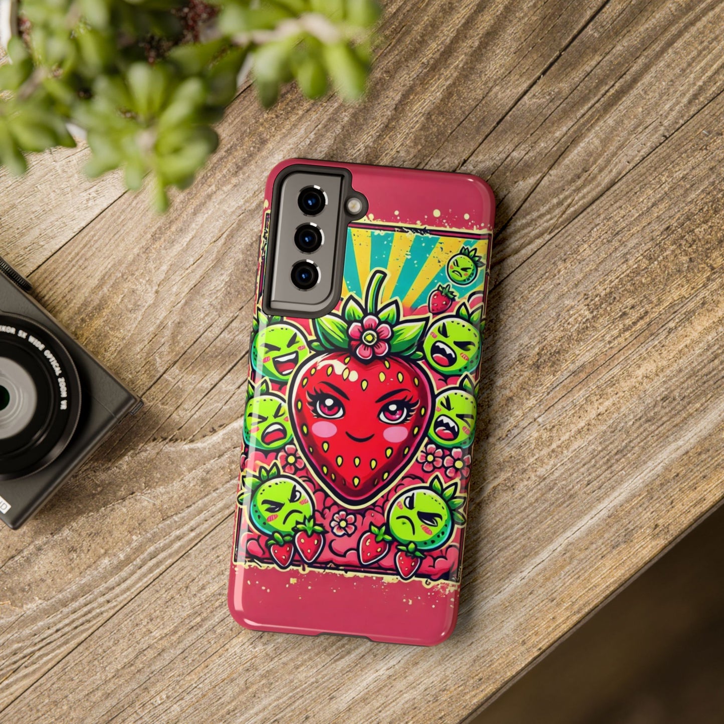 Spoilt Pop Strawberry - Tough Phone Case