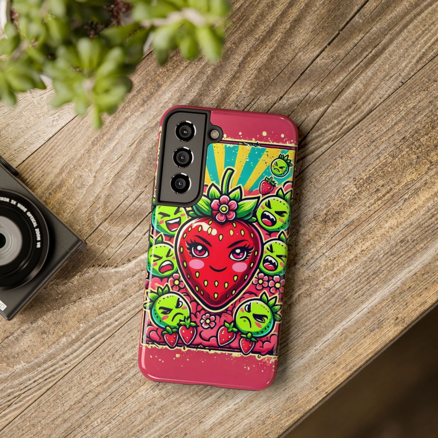 Spoilt Pop Strawberry - Tough Phone Case