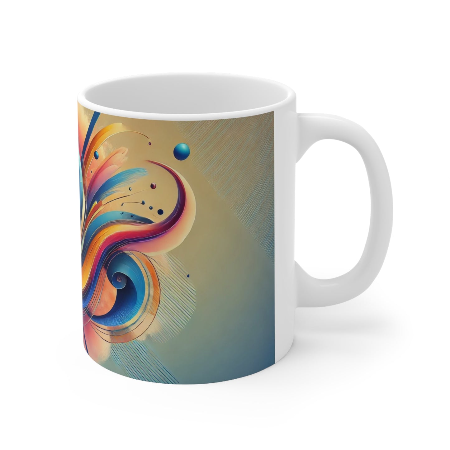 Abstract Ceramic Mug