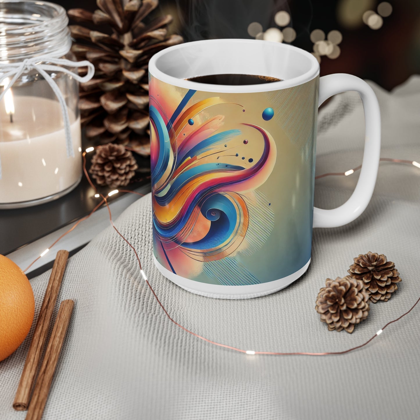 Abstract Ceramic Mug