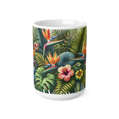 Tropical Ceramic Coffee Mug