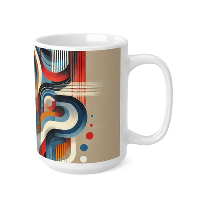 Lady Abstract Ceramic Coffee/Tea Mug