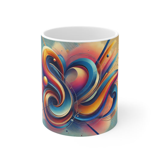 Abstract Ceramic Mug