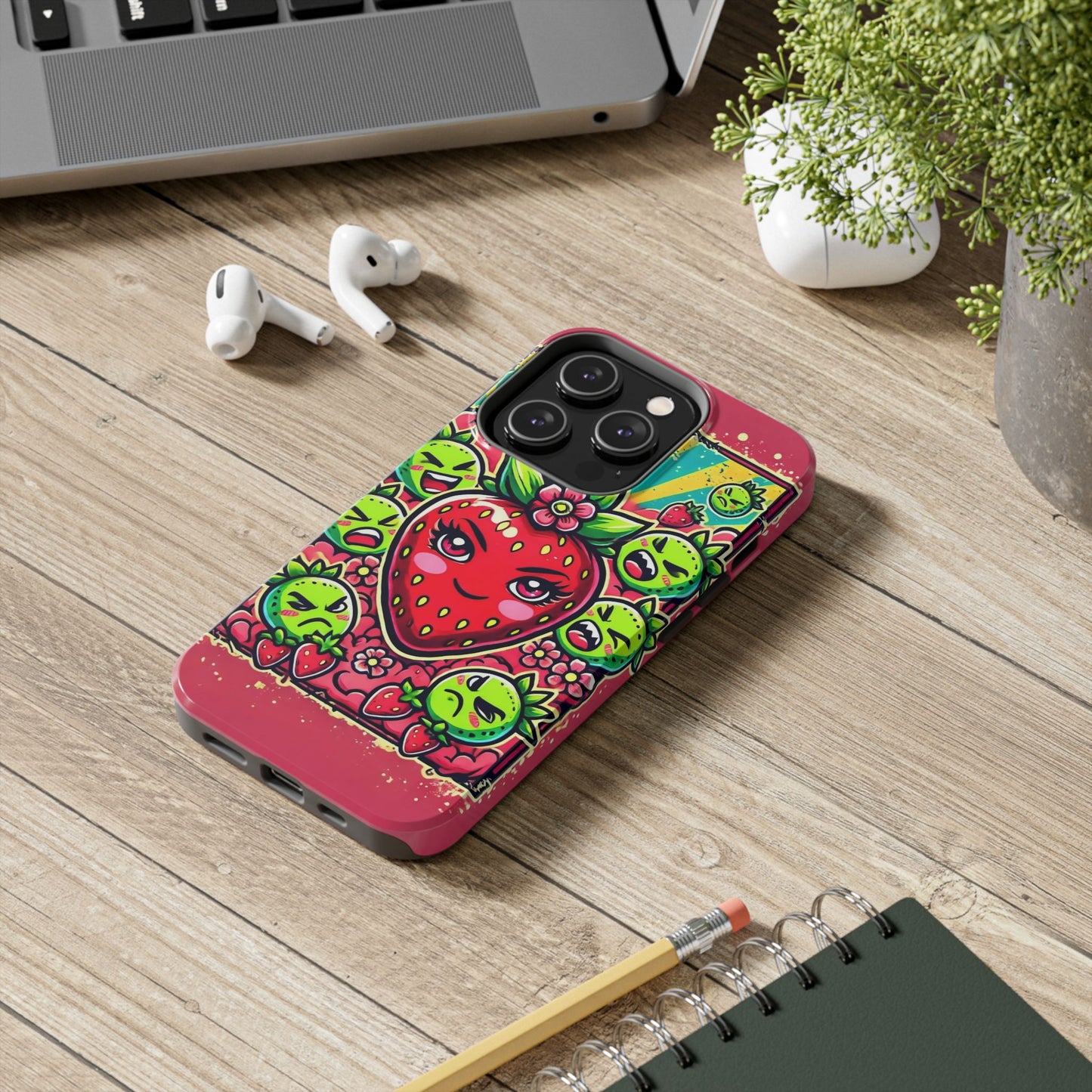 Spoilt Pop Strawberry - Tough Phone Case